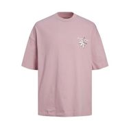 Jack & Jones Jorfaro Back Tee SS Crew Neck Pembe Erkek T-shirt