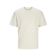Jack & Jones Jorfrederiksberg Cotton Antik Beyaz Regular Fit Yuvarlak Yaka Erkek T-shirt