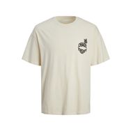 Jack & Jones Jorfrutti Tee Ss Crew Neck TG Krem Rengi Erkek T-shirt