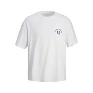 Jack & Jones Jorfrutti Tee Ss Crew Neck TG Parlak Beyaz Erkek T-shirt