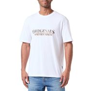 Jack & Jones Jorgrand Branding Tee Ss Crew Neck Blk Parlak Beyaz Erkek T-shirt