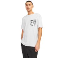 Jack & Jones Jorlafayette Pocket Tee SS Cloud Dancer Bisiklet Yaka Erkek T-shirt