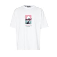 Jack & Jones Jorlafayette Tee Ss Crew Neck 1 FST LN Parlak Beyaz Erkek T-shirt