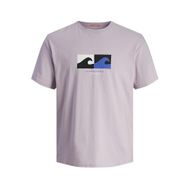 Jack & Jones Jormarbella Branding Tee SS Crew Neck Lila Erkek T-shirt