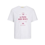 Jack & Jones Jormarbella Tee SS Crew Neck Parlak Beyaz Erkek T-shirt