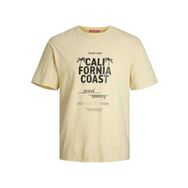 Jack & Jones Jormarbella Tee Ss Crew Neck Sarı Erkek T-shirt
