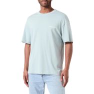 Jack & Jones Jormykonos Back Tee SS Bisiklet Yaka SN Gri Mist Erkek T-shirt