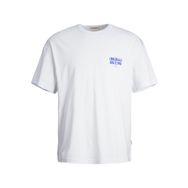 Jack & Jones Jormykonos Parlak Beyaz Back Tee Ss Bisiklet Yaka Sn Erkek T-shirt