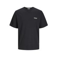 Jack & Jones Jormykonos Siyah Geo Tee Ss Crew Neck Ln Erkek T-shirt