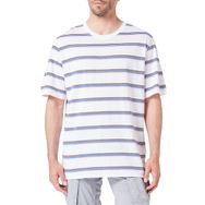 Jack & Jones Jorpalma Stripe Tee Ss Parlak Beyaz Bisiklet Yaka Erkek T-shirt