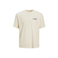 Jack & Jones Jorrecipe Tee Ss Crew Neck TG LN Tereyağı Krema Erkek T-shirt