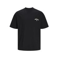 Jack & Jones Jorsantorini Siyah Back Tee Ss Crew Neck Sn Erkek T-shirt