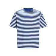 Jack & Jones Jorsantorini Stripe Tee Ss Crew Neck True Blue Erkek T-shirt