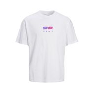 Jack & Jones Jorscope Tee SS Crew Neck TG Parlak Beyaz Erkek T-shirt