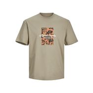 Jack & Jones Jorsequoia Tee SS Silver Sage Bisiklet Yaka Erkek T-shirt
