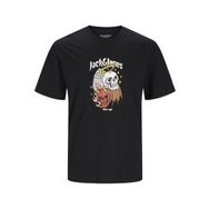 Jack & Jones Jorseven Skull Tee SS Crew Neck Sn Siyah Erkek T-shirt