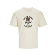 Jack & Jones Jorseven Skull Tee SS Crew Neck Sn Tereyağı Krema Erkek T-shirt