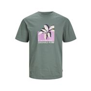 Jack & Jones Jortampa AOP Branding Tee Ss C.N SN Laurel Wreath Erkek T-shirt