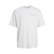 Jack & Jones Jortaormina Graphic Tee Ss Crew Neck Parlak Beyaz Erkek T-shirt