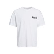 Jack & Jones Jortoast Tee Ss Crew Neck TG LN Parlak Beyaz Erkek T-shirt