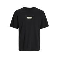 Jack & Jones Jortokyo Market Tee SS Siyah Bisiklet Yaka Erkek T-shirt