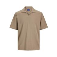 Jack & Jones Jorvalencia Ottoman SS Kahverengi Polo Erkek T-shirt
