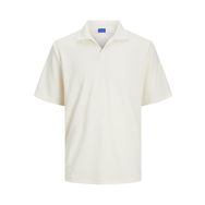 Jack & Jones Jorvalencia Ottoman SS Krem Rengi Polo Erkek T-shirt