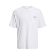 Jack & Jones Jorvilleraybright Tee Ss Crew Neck Ln Parlak Beyaz Polo Erkek T-shirt