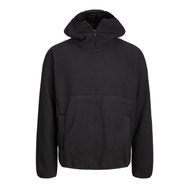 Jack & Jones Jorwet Teddy Sweat Hood BLK Siyah Erkek Sweatshirt