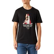 Jack & Jones Jorxmas Tee SS Crew Neck Xmas Siyah Orginals Erkek T-shirt