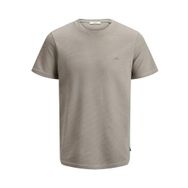 Jack & Jones Jprblafranco Ss Tee Crew Neck LN Kahverengi Erkek T-shirt