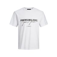 Jack & Jones Jprblajones Ss Tee Crew Neck White Fit Relaxed Erkek T-shirt