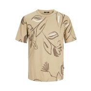 Jack & Jones Jprblapalma AOP Ss Tee Crew Neck Sn Kahve kuvars Erkek T-shirt