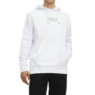 Jack & Jones JPRBLUARCHIE SWEAT HOOD NOOS Beyaz Erkek Sweatshirt