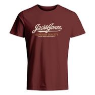 Jack & Jones Jprbluhudson Ss Tee Crew Neck FST Bordo Erkek T-shirt