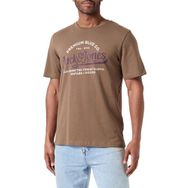 Jack & Jones Jprblulouie Ss Tee Crew Neck FST Koyu Kahve Erkek T-shirt