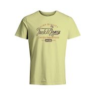 Jack & Jones Jprblulouie Ss Tee Crew Neck FST Sarı Erkek T-shirt