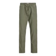 Jack & Jones Jpstkane Jjsummer Linen Blend Jogger SN Haki Erkek Pantolon