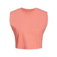 Jack & Jones Jxalvira Slim Sl Crop Every Tee JRS SN Şeftali Pembesi Kadın T-shirt