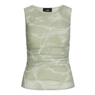 Jack & Jones Jxandrea SL Mesh Top WVN Açık Yeşil Kadın T-shirt