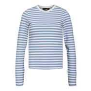 Jack & Jones Jxceline Gigi STR LS Stripe Tee JRS Noos Mavi Kadın T-shirt
