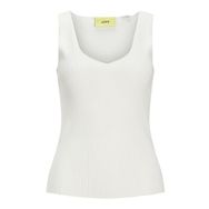 Jack & Jones Jxdevi Tight Top Knit Kirli Beyaz Kadın T-shirt