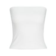 Jack & Jones Jxfiona STR SL Rib Tube Top JRS Parlak Beyaz Kadın T-shirt