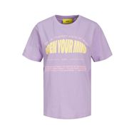 Jack & Jones Jxletitia Reg SS Tee JRS Lila Kadın T-shirt