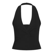 Jack & Jones Jxlorelei STR Halter Top JRS Siyah Kadın T-shirt