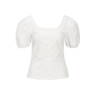 Jack & Jones Jxstella SS Açık Gri Top WVN Kadın T-shirt