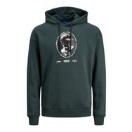 Jack & Jones Originals Joropus Sweat Hood TG Koyu Yeşil Erkek Sweatshirt