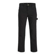 Jack & Jones Pants Studio Erkek Jpstkane Jjwashed Carpenter Dek LN Siyah Erkek Pantolon