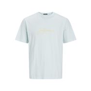 Jack & Jones Plus Joraruba Branding Tee Ss Crew Neck Pls Skylight Erkek T-shirt