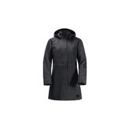 Jack Wolfskin 1107244-6000 Ottawa Siyah Coat Kadın Mont